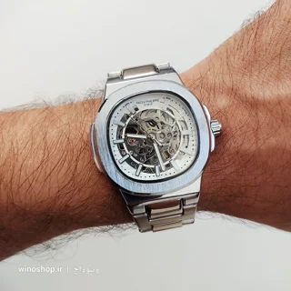 ساعت مردانه اتوماتیک طرح Patek Philippe Nautilus سکلتون