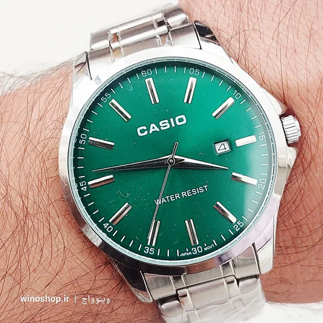 ساعت مردانه کاسیو Casio کلاسیک صفحه سبز