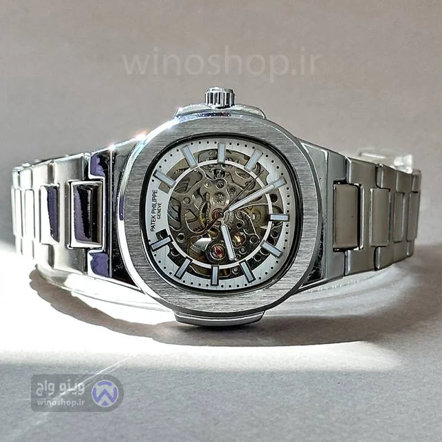 ساعت مردانه اتوماتیک طرح Patek Philippe Nautilus سکلتون