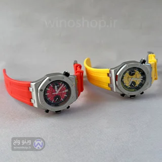 خرید و قیمت ساعت اسپرت Audemars Piguet مدل royal offshore در دو رنگ زرد و نارنجی