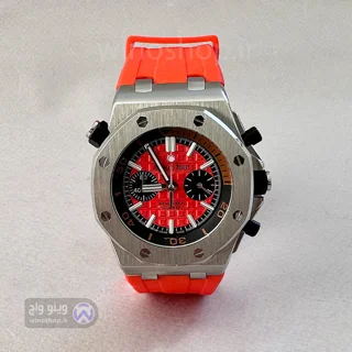 ساعت اسپرت Audemars Piguet مدل royal offshore نارنجی دو موتور فعال