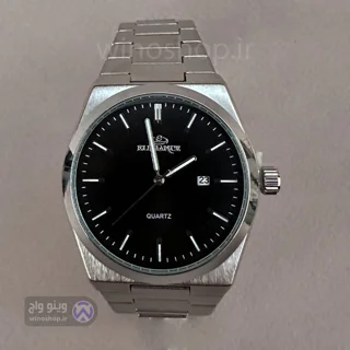 ساعت مردانه کلاسیک برند الگانس (Elegance) صفحه سیاه استیل کوارتز