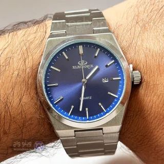 ساعت مردانه الگانس (Elegance) صفحه آبی استیل کوارتز