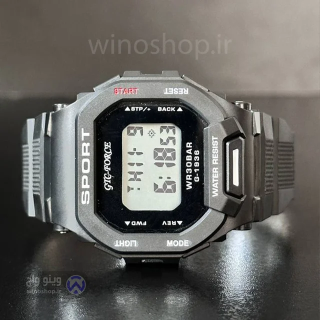 ساعت دیجیتال اسپرت GTC-FORCE مدل G-1936 مشکی